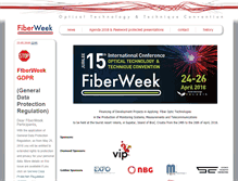 Tablet Screenshot of fiberweek.info